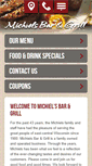 Mobile Screenshot of michielsbarandgrill.com