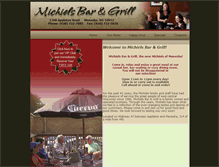 Tablet Screenshot of michielsbarandgrill.com